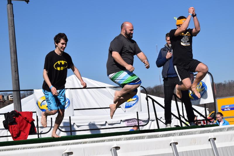 Freezin' for a reason: Butler students take the plunge