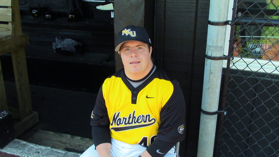 Ryan Mauriplis is the team manager for the NKU baseball team. 