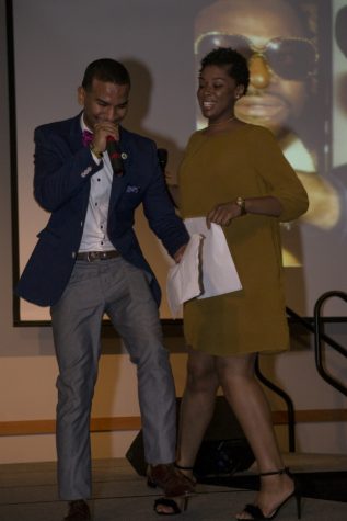 James Johnson and Ashley Wilson hosted the event. Adding context to the difference sections throughout the show, which spotlighted black culture and fashion. 