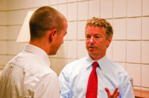 Rand Paul with Student