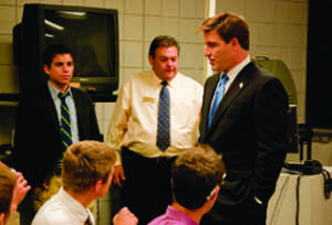 Conway with Students