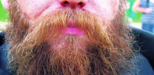 Men sprout manly facial hair