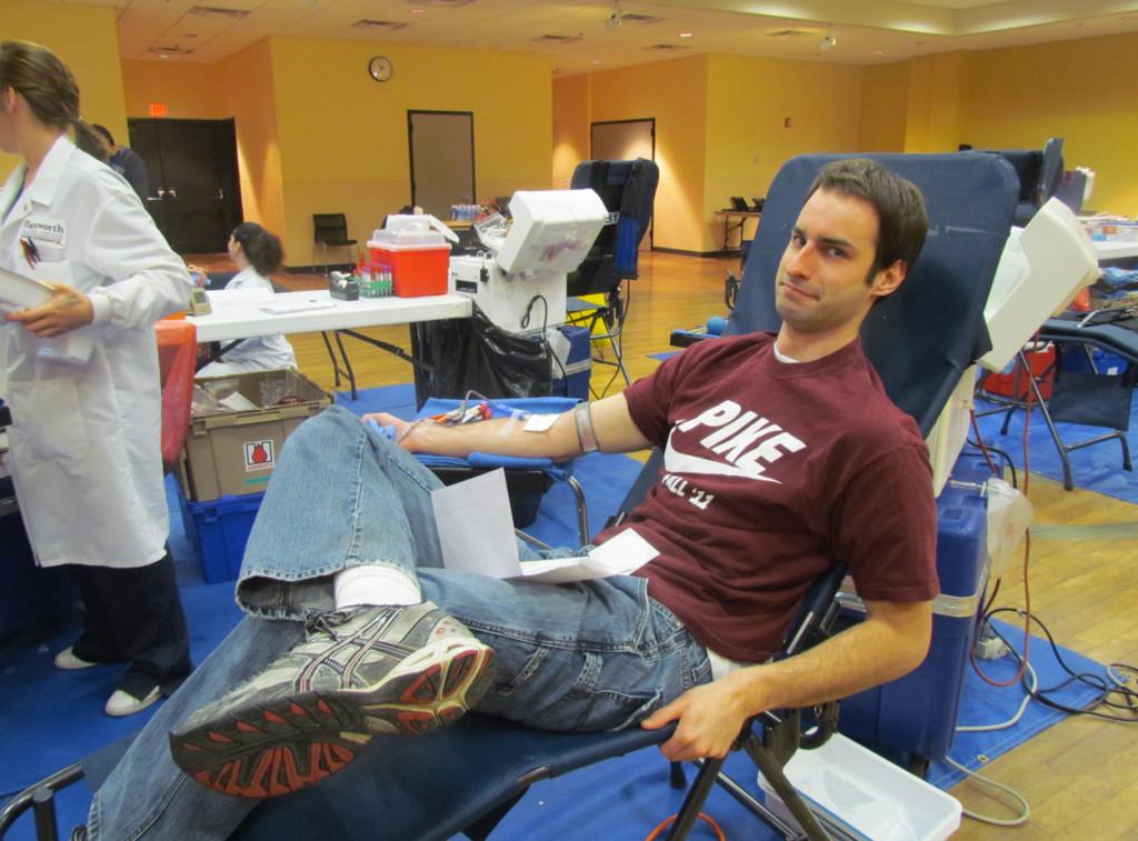 Blood drives students to donate