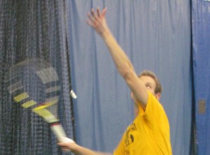 Tennis teams swinging into action