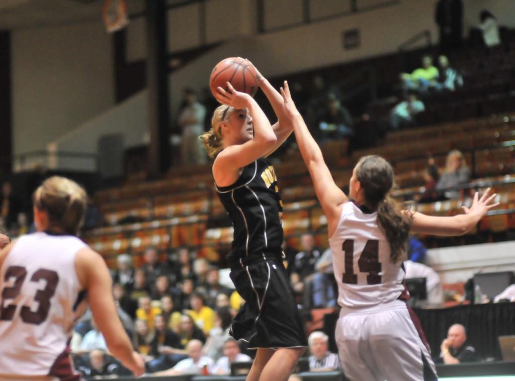 Norse teams split doubleheader