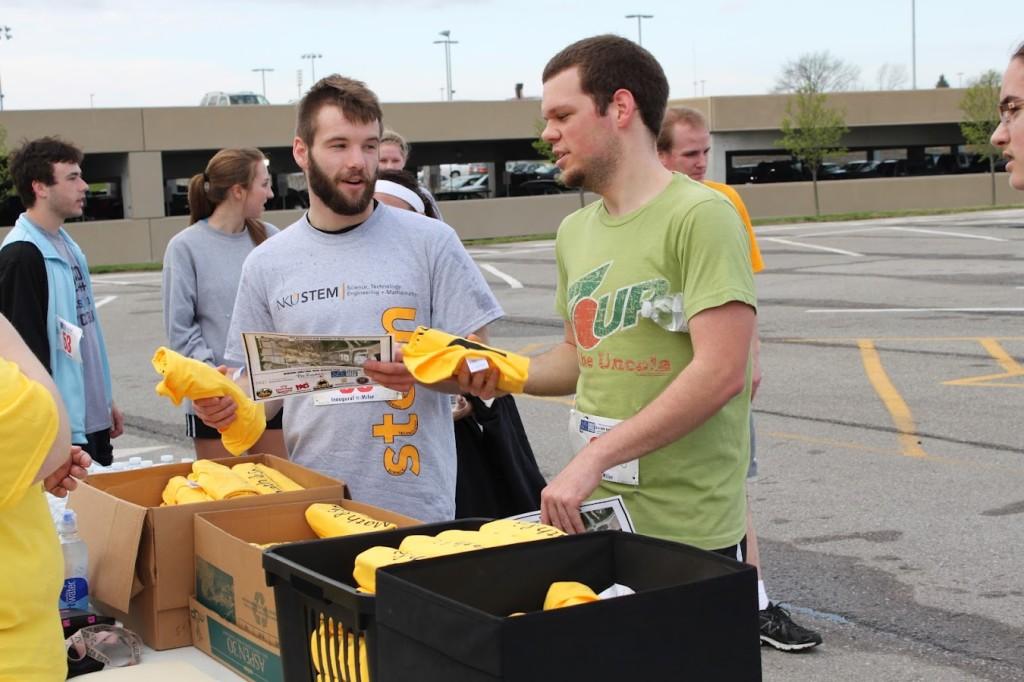 Math and Stat Club fundraise with Pi Day Race