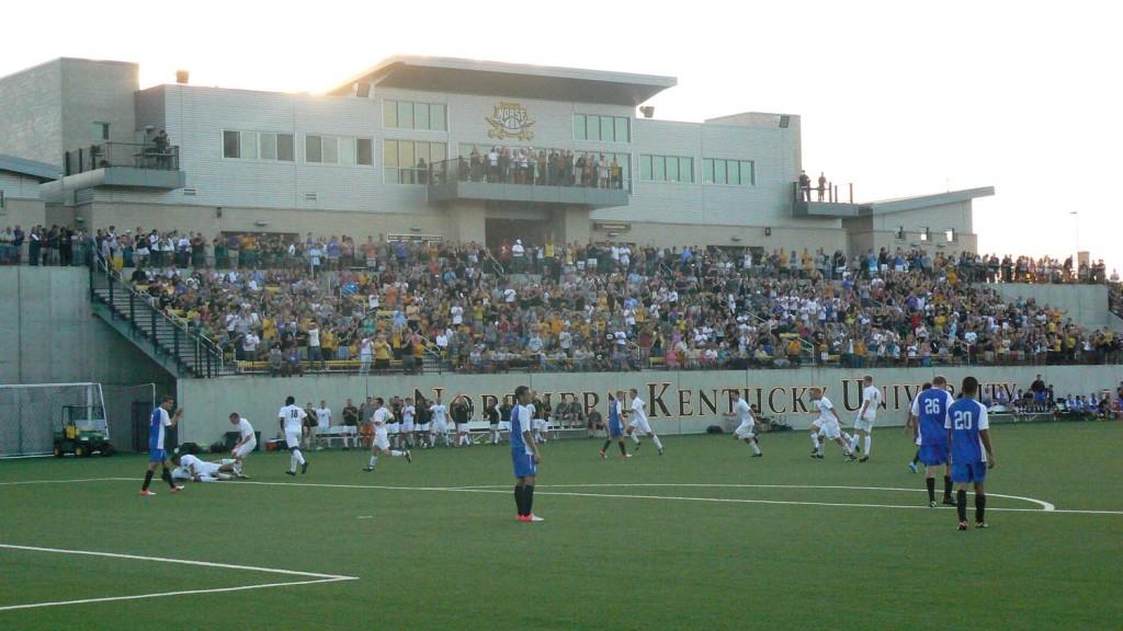 NKU mens soccer team ties UK in exhibition