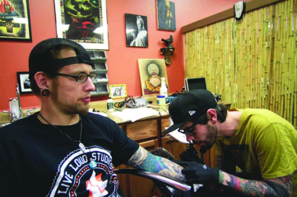 Local tattoo shop hosts breast cancer event