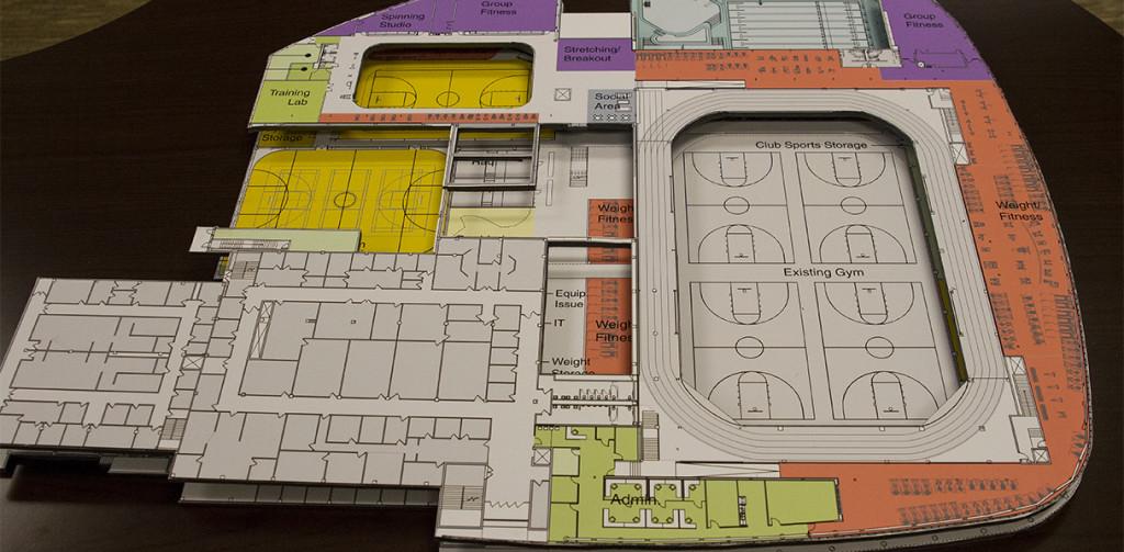 3-D model of future rec center revealed to students