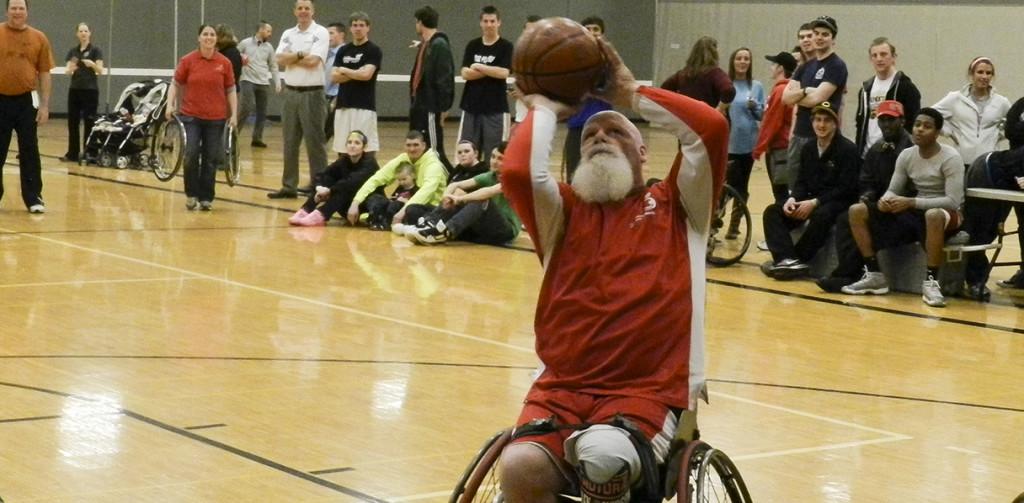 Rec hosts first annual wheelchair basketball event