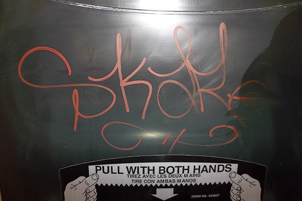 Graffiti stimulates debate: is it art or is it scribbles?