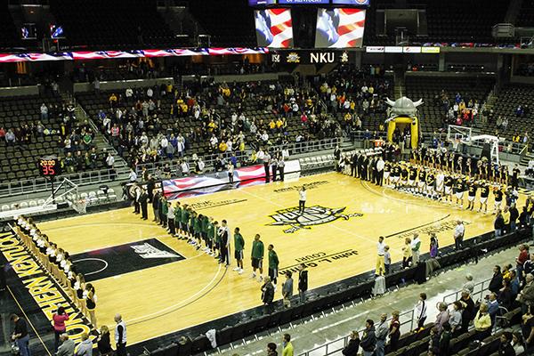 Northern Kentucky's home basketball games sometimes look like an empty gym, but looks can be deceiving, leading the A-Sun in attendance last year for men's basketball with an average of 3,551 people. 