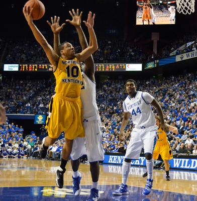The No. 1 ranked Kentucky Wildcats hosted the Norse on Sunday Nov. 10. NKU fell to UK, 93-63.