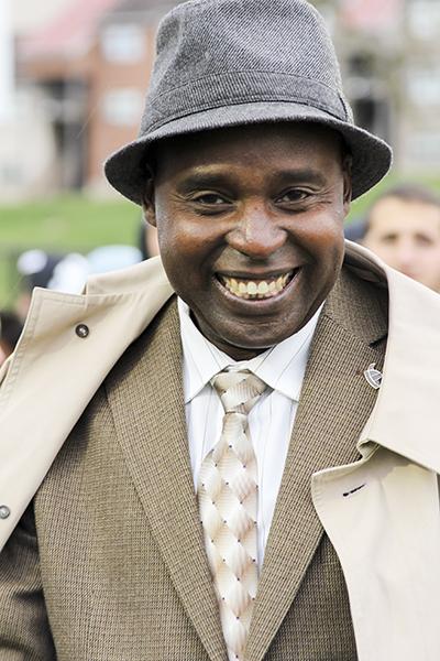 Gitau: from schoolboy in Kenya to university leader