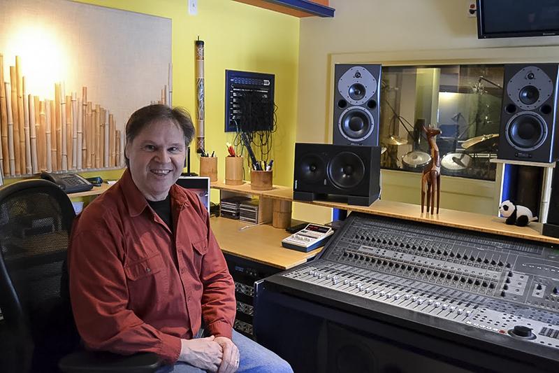 Erwin Musper sits in his studio. Musper also mentors students at NKU.