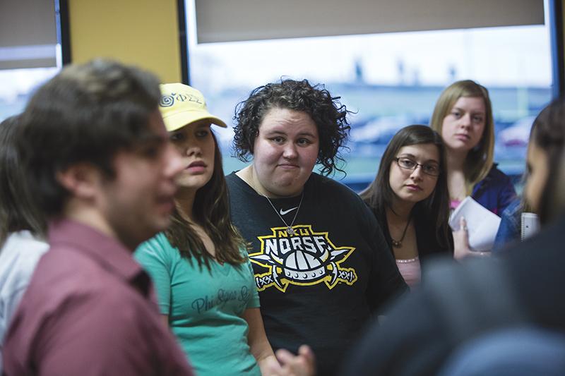 Student Erin Edwards expressed displeasement with how NKU stands compared to other local universities. 