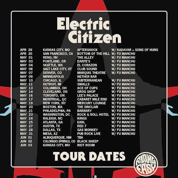 electric citizen tour dates