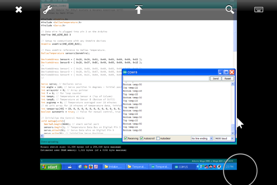 A look at the computer program that helps run the machine.