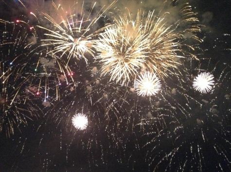 Fireworks brighten the sky during Coney Islands Fire Up the Night event.