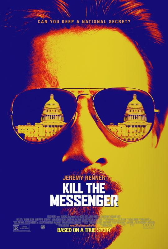 The movie poster for Kill the Messenger starring Jeremy Renner. 