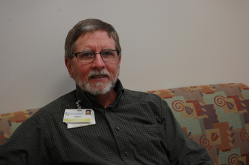 James Ellis at St. Elizabeth Hospice.