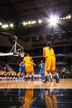 SharRae Davis gets ready to shoot the ball during the first half of NKUs loss to FGCU. Northern Kentucky lost to Florida Gulf Coast 46-76 on Saturday, Jan. 31, 2015 at The Bank of Kentucky Center