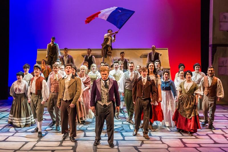 A scene from Les Mis which had its final performance of the season on March 1. The 2015-2016 season was announced last week. 