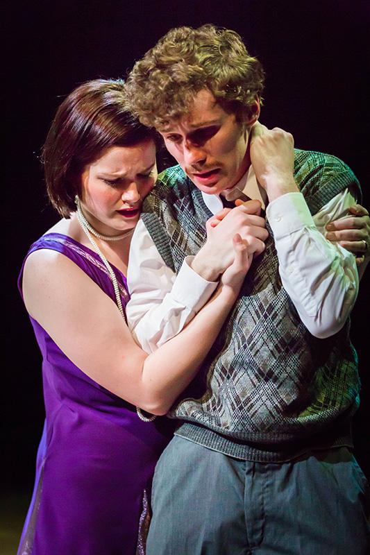 Victoria Hawley and Hunter  Henrickson in 'Encore, Encore.' 