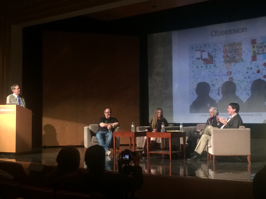 Panelist speak at an event held at the Cincinnati Art Museum on Friday April 24, 2015. 