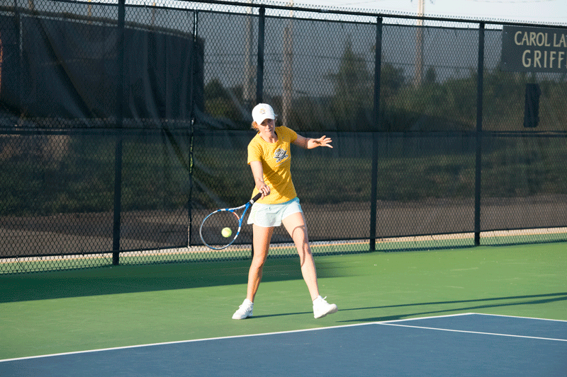 NKU womens tennis player Hailey Shanahan.