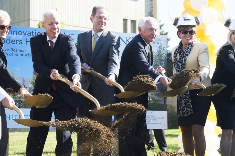 Northern Kentucky University broke ground on the Health Innovation Center fall of 2015. 