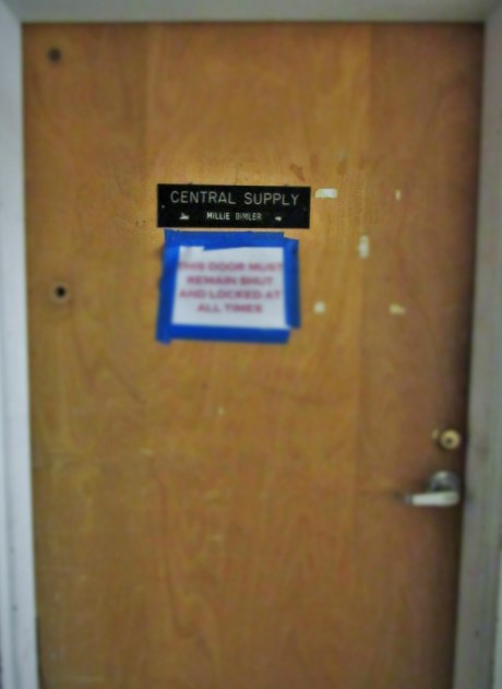 Rumors across campus say the ghost of Millie is strongest near her office in Callahan's basement. Although the Lakeside Place Nursing Home was shut down, Millie's office still remains in the basement of Callahan's hall. 