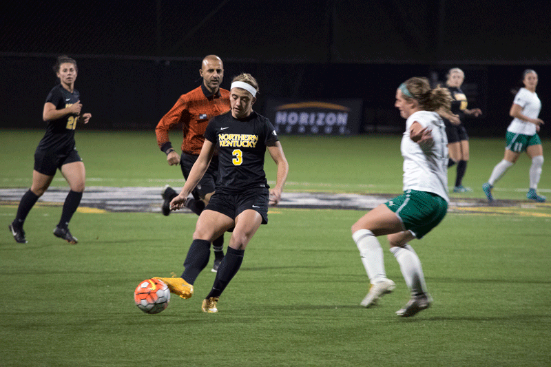 Macy Hamblin was named Horizon League player of the year in 2015 and returns for her junior year at NKU this fall.