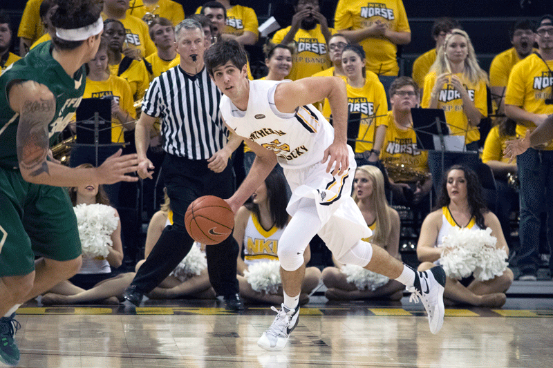 NKUs Cole Murray had 21 points Friday, all on three pointers, as the Norse defeated UIC in overtime.