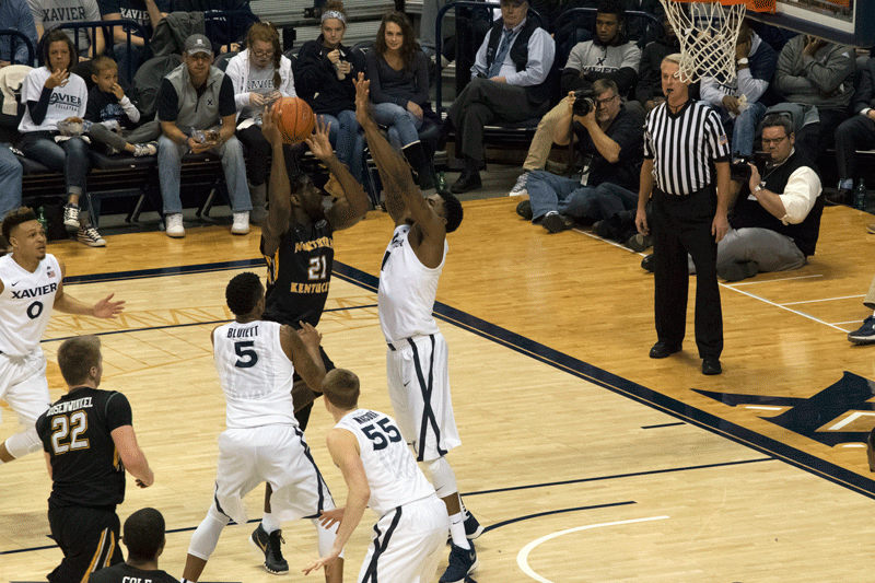 Jalen Billups (21) had 17 points and 10 rebounds Saturday in NKU's 79-73 overtime loss at Eastern Illinois.