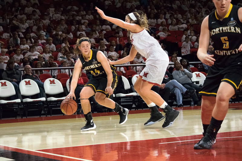 Molly Glick (24) had 11 points Friday in NKUs 88-62 victory over Tennessee Tech.