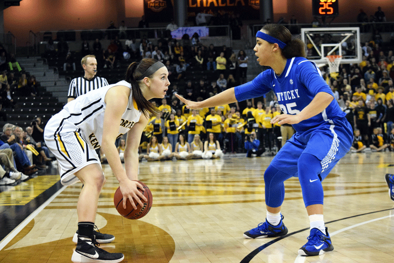 Sarah Kinch led NKU with 16 points Wednesday in the Norses defeat against Kentucky.