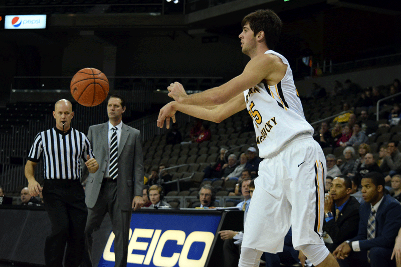 Cole Murray (25) had 22 points in NKUs victory over Norfolk State Sunday night at BB&T Arena.