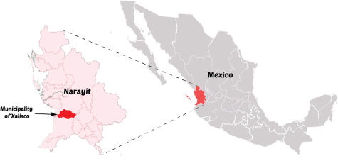 Xalisco, Nayarit is a small part of Mexico that Quinoes attributes to a booming black tar heroin trade. 