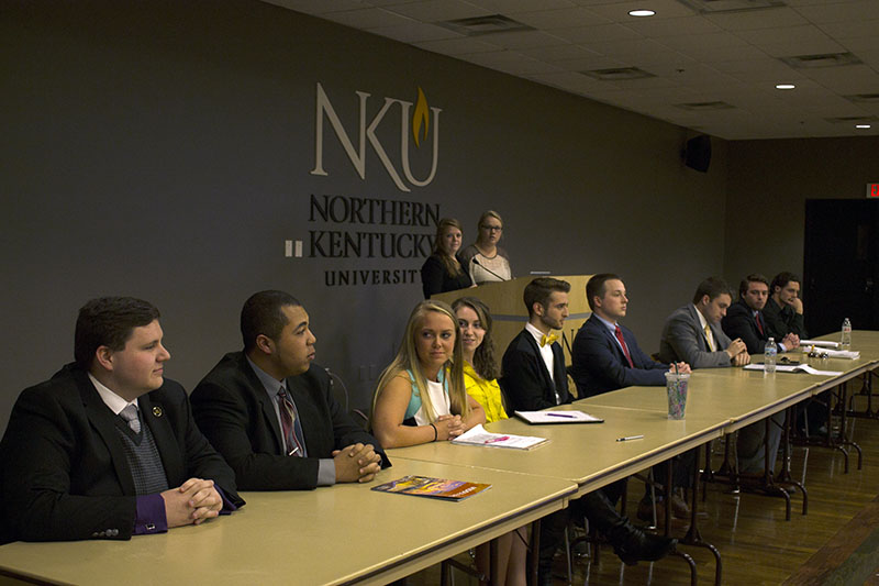 Presidential and vice presidential candidates addressed student concerns at the annual presidential debate on March 29. Students can vote March 30 and 31. 