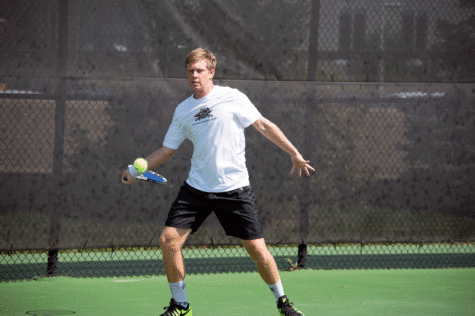 NKU men's tennis player Lukas Clemens.