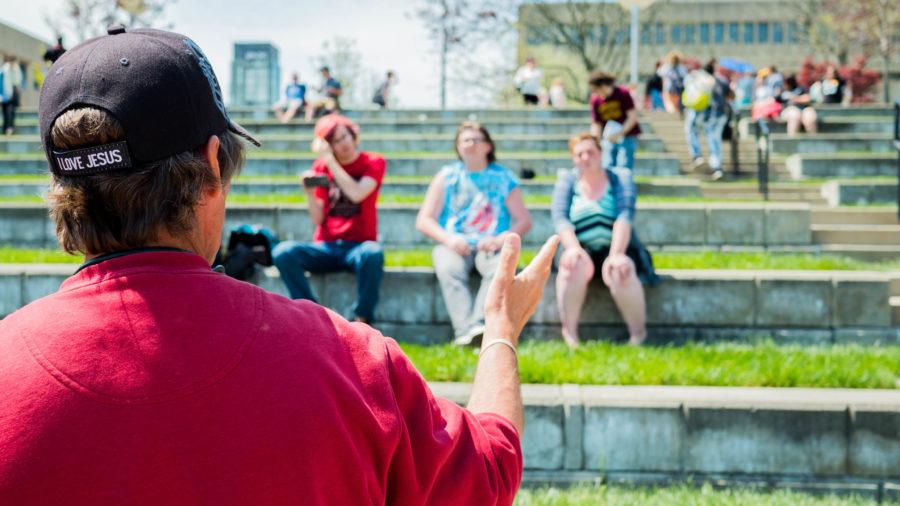 Street preachers are common characters on college campuses. Annually, especially as the weather warms, they visit NKU.