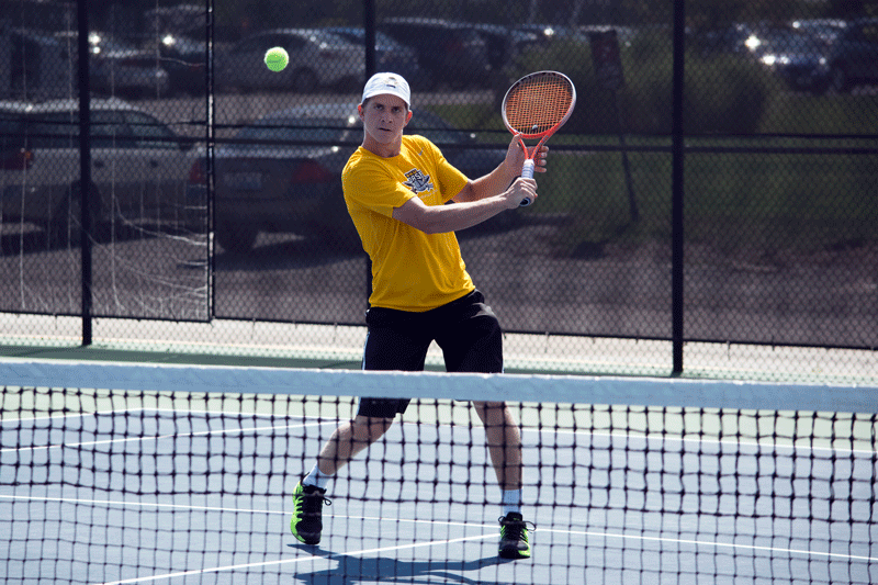 NKU mens tennis player Mate Virag.