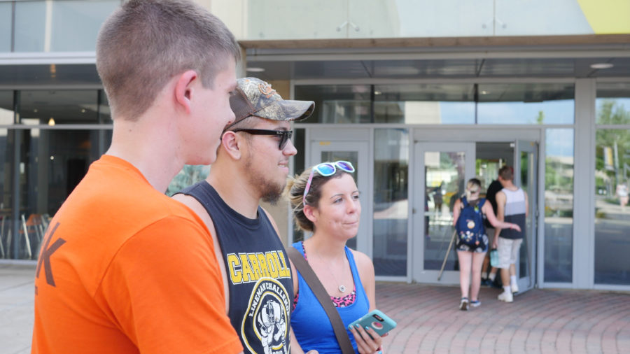 Over 1,000 people joined and battled Pokemon forces Tuesday evening on NKU's campus. 