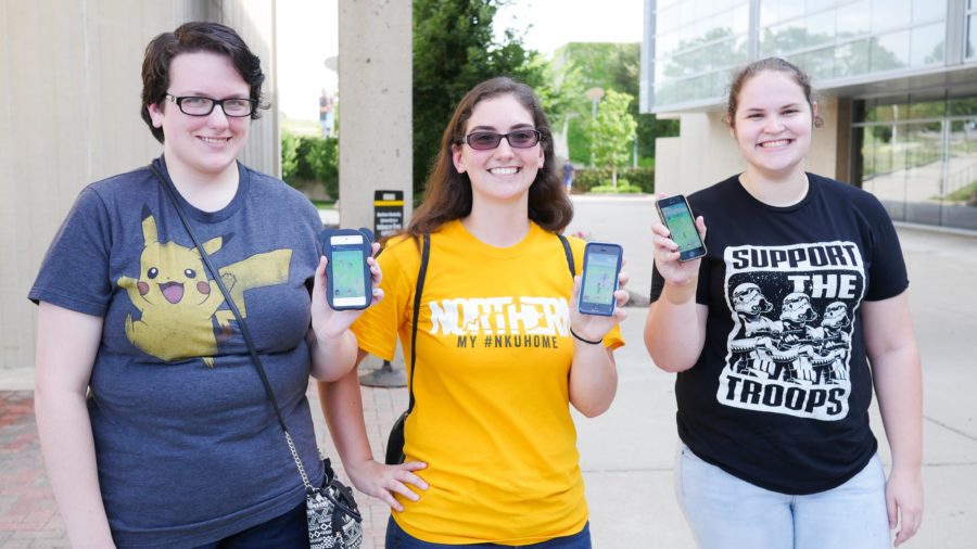 Over 1,000 people joined and battled Pokemon forces Tuesday evening on NKU's campus. 