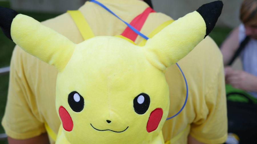 Competitors sported their favorite Pokemon gear on Tuesday night. 