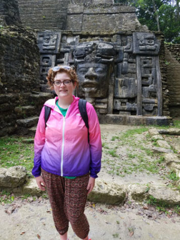 Emily Fox, a senior anthropology major, studied in Belize for a month over the summer.