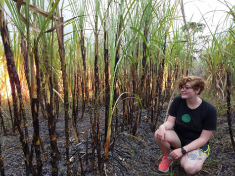 Emily Fox, a senior anthropology major, studied in Belize for a month over the summer.