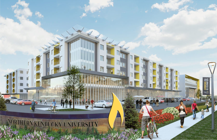 A 12-acre mixed-use project that will include additional on-campus housing is in the beginning phases of planning. The plan is still far-off, but the university hopes that it will connect the campus with the surrounding community. 