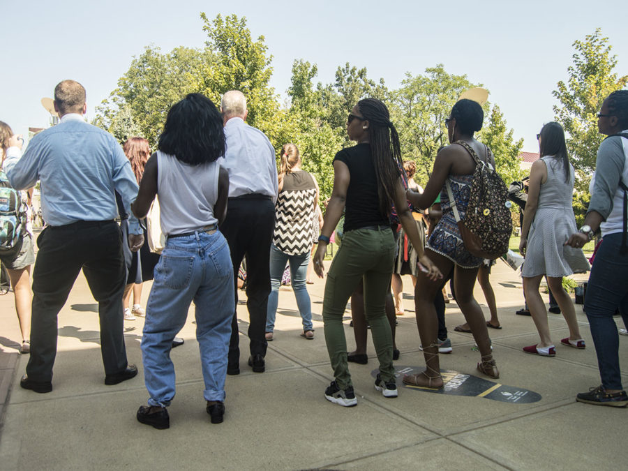 GALLERY: VP of Student Affairs joins students in dance party